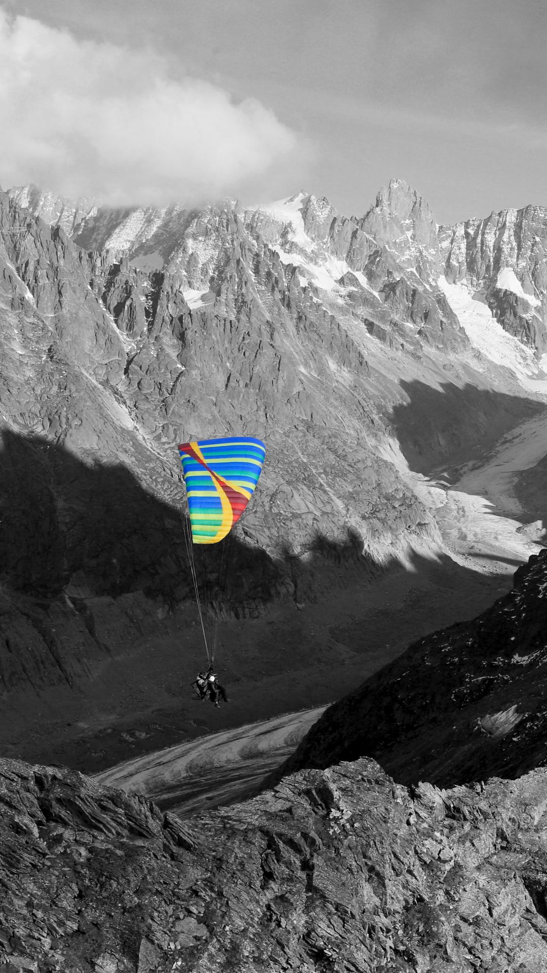 Vol parapente chamonix longue durée