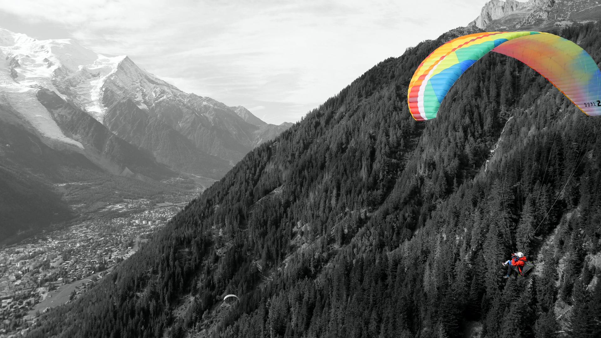 Tandem Flights - Chamonix paragliding