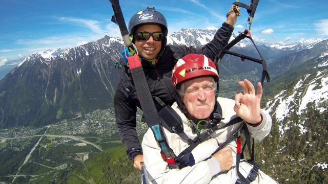 parapente chamonix - Plan de l’Aiguille