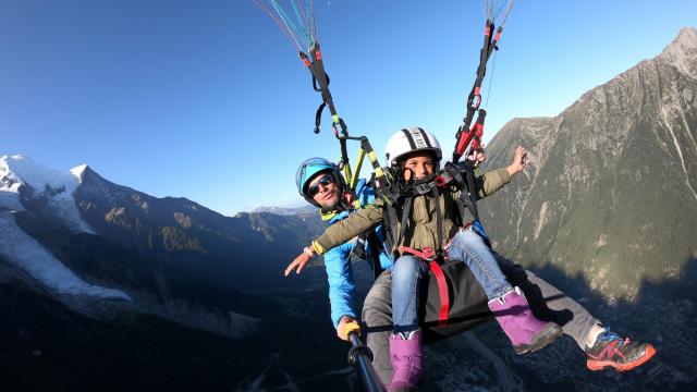 parapente chamonix - Plan de l’Aiguille